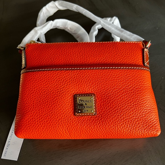 Dooney & Bourke Accessories - NWT Dooney&Bourke ginger pouchette crossbody Clementine